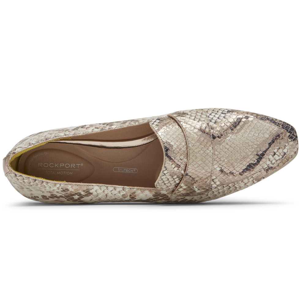 Rockport Loafers For Womens Beige - Total Motion Laylani - UZ8647091